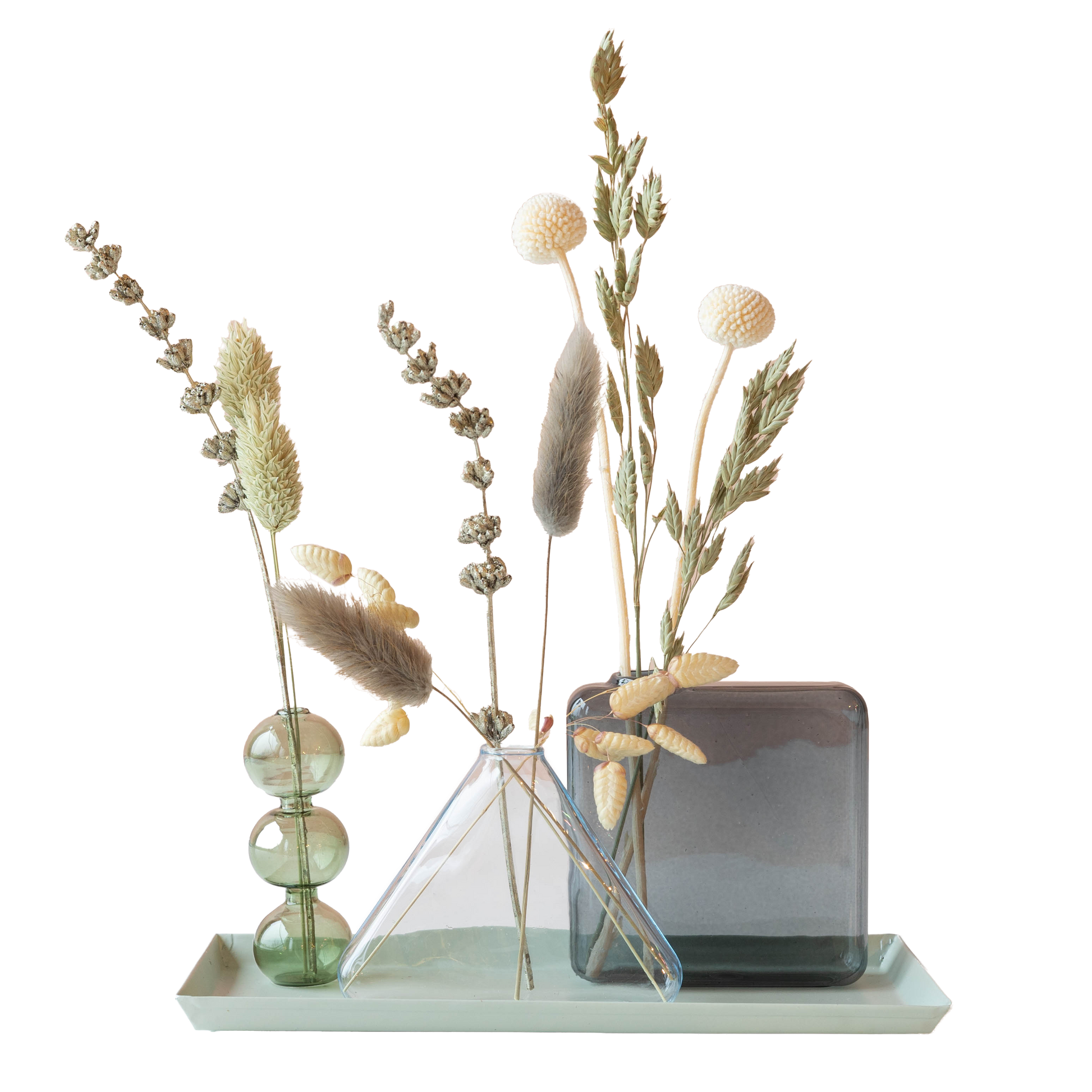 Dried Beauty - Trockenblumen Mit Vasen