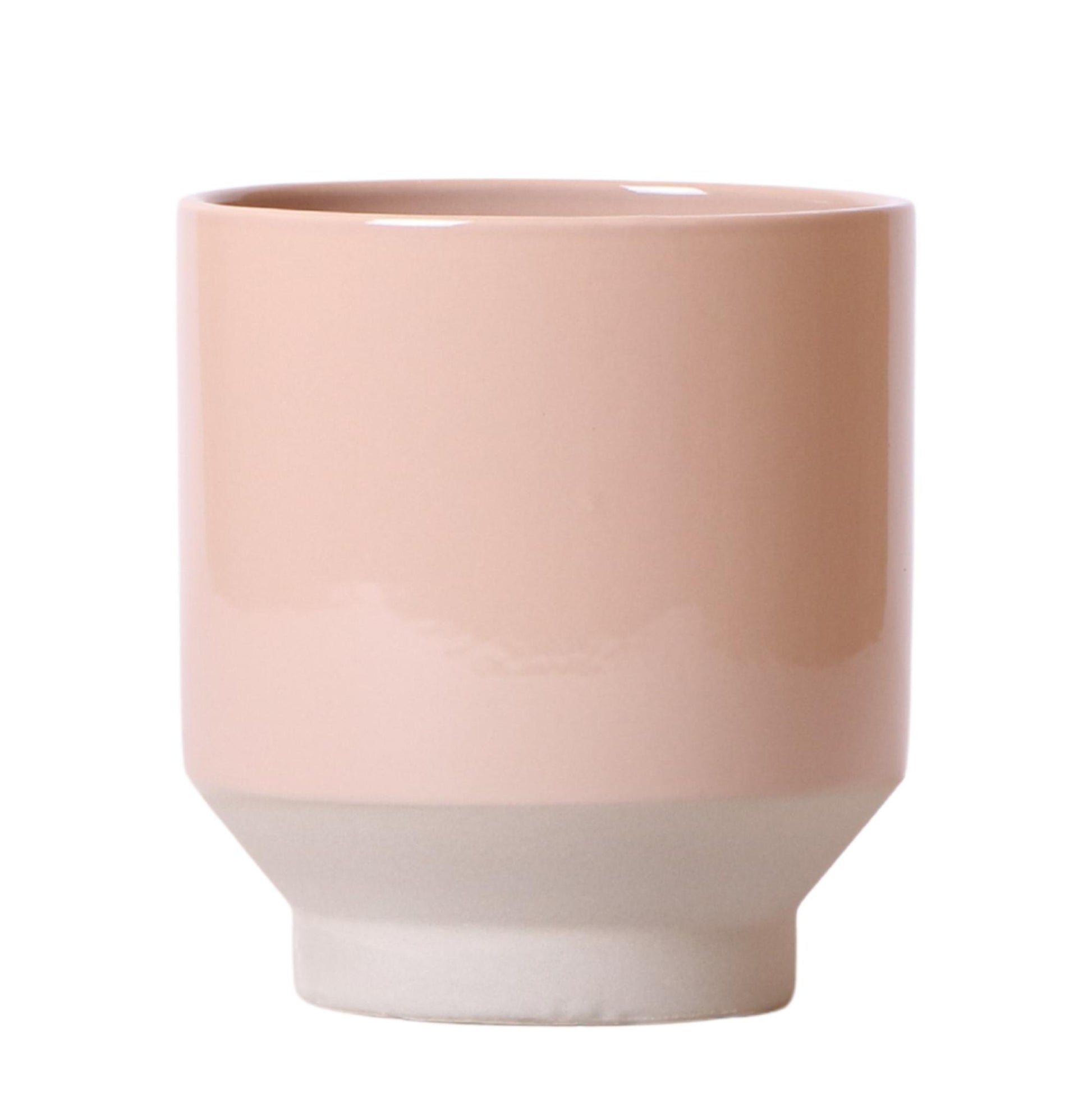 Kolibri Home | Harmony Blumentopf - Sandfarbener Keramik-Topf - Topfgröße Ø6Cm