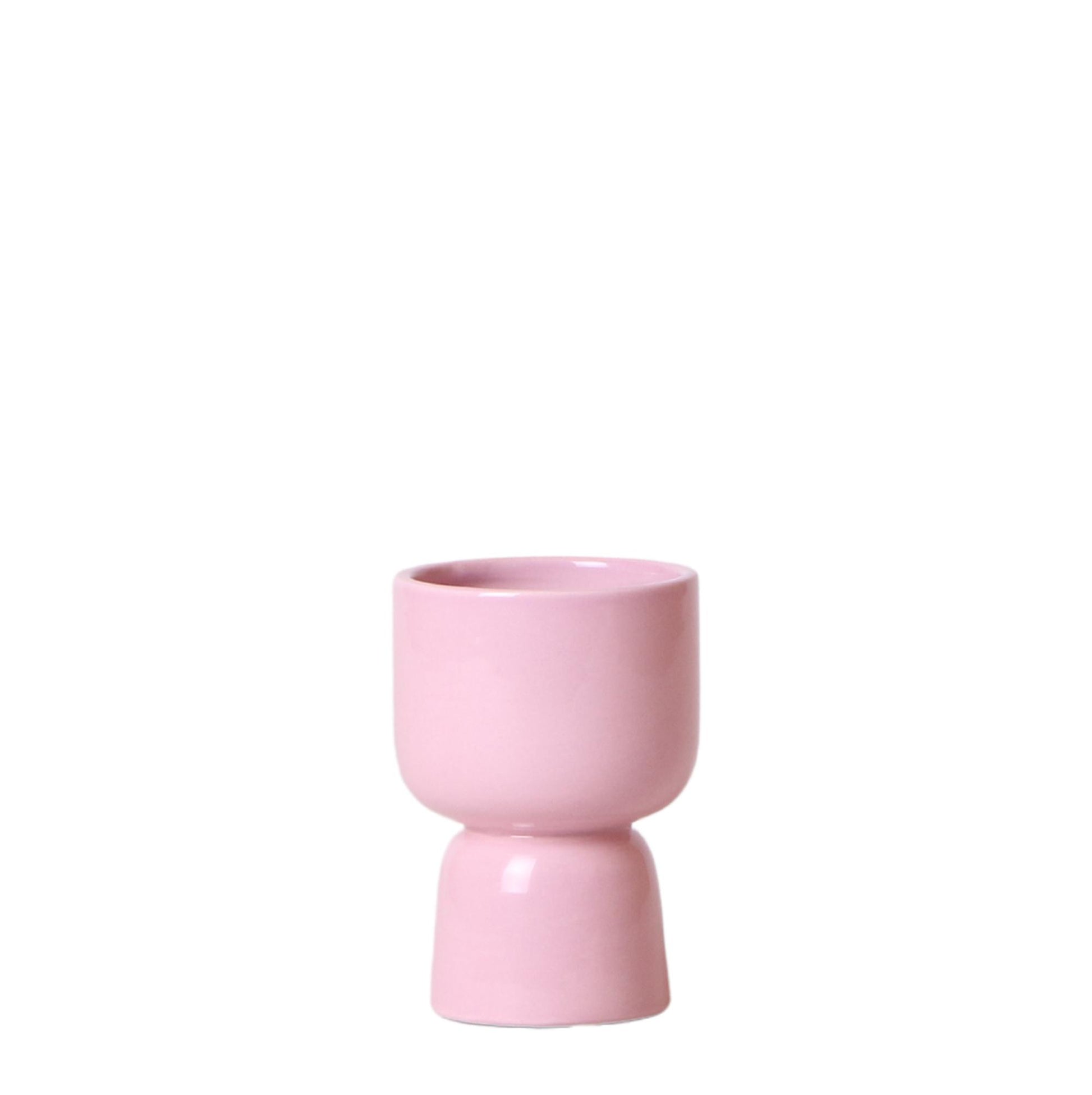 Kolibri Home | Trophy Blumentopf - Rosa Keramik Topf