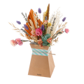 Getrocknete Blumen Pastel + Faltbare Vase