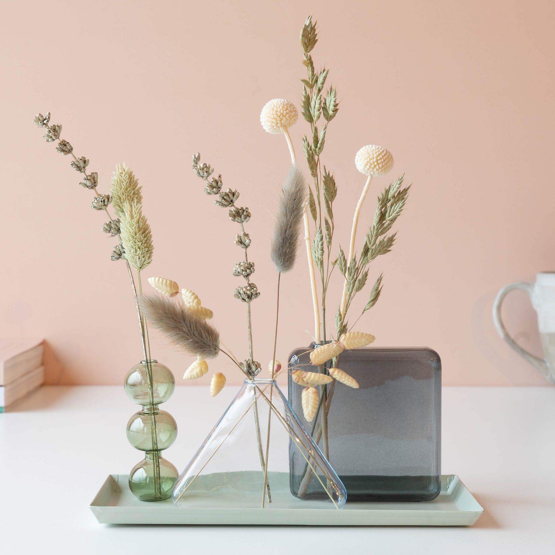 Dried Beauty - Trockenblumen Mit Vasen